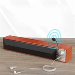 Barra de sonido de escritorio de computadora con micrófono